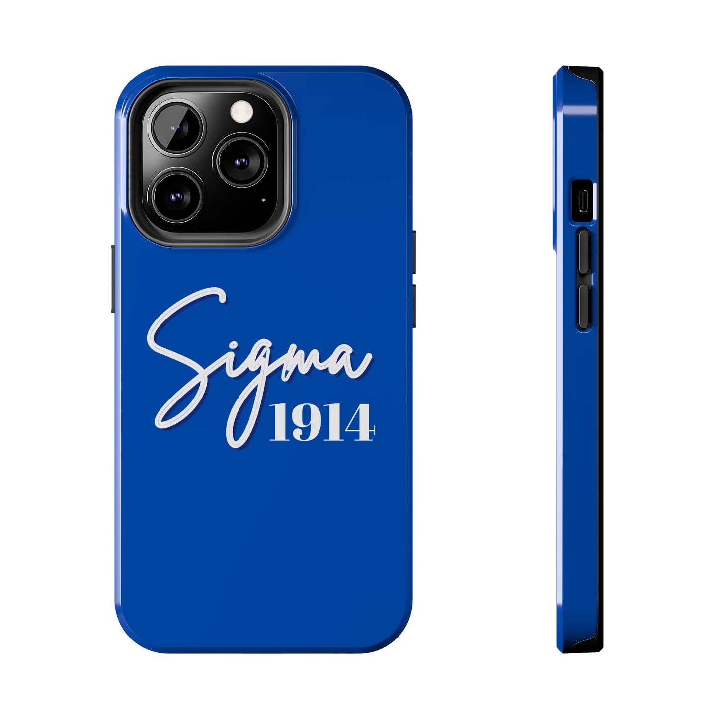 Phone Case -Sigma 1914 Fraternity White & Royal Blue