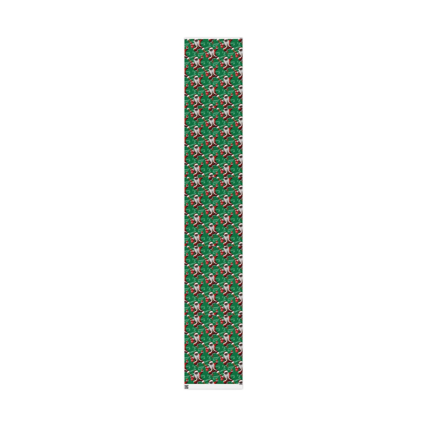 Santa Gotta Groove, African American Santa Christmas Holiday Wrap