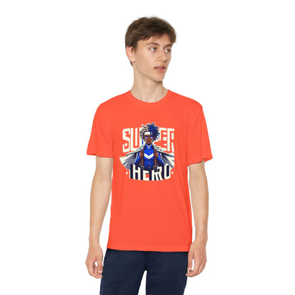 Youth Superhero Competitor Tee, Kid's T-Shirt, Summer Vibes Shirt, Birthday Gift, Superhero Fan Apparel, Fun Summer Outfit