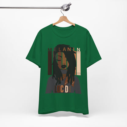 Melanin Loc'd Jersey Short Sleeve Tee