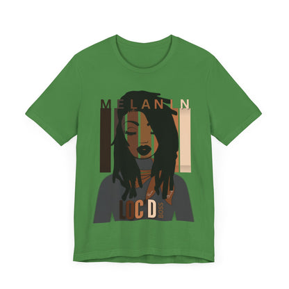 Melanin Loc'd Jersey Short Sleeve Tee
