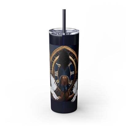 Elegance & Power.. A Finer Woman Hour Skinny Tumbler with Straw, 20oz