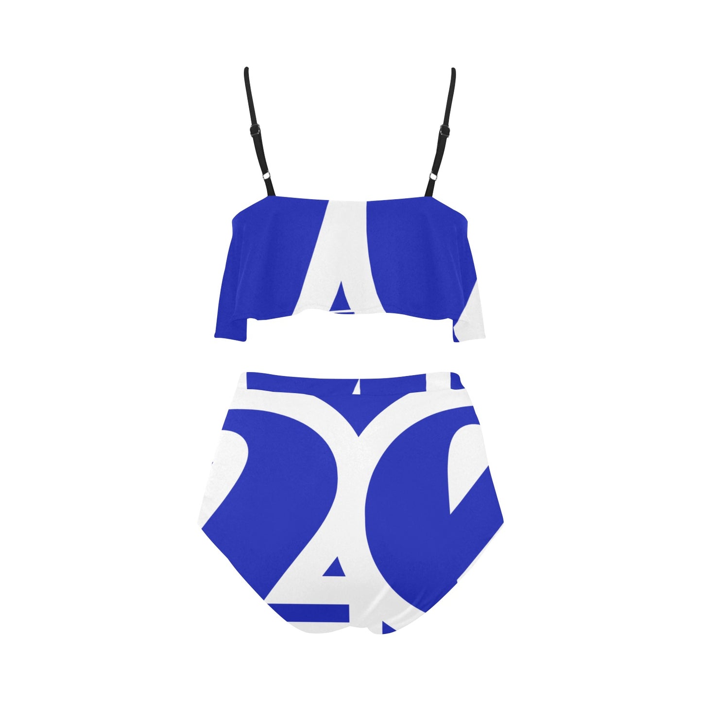20 Soror High Waisted Ruffle Bikini Set (Model S13)