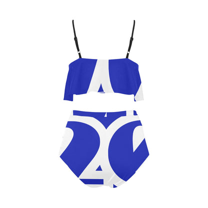 20 Soror High Waisted Ruffle Bikini Set (Model S13)