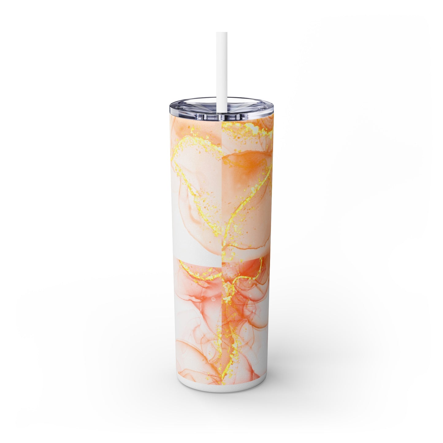 Fire  Skinny Tumbler with Straw, 20oz Model# 051701