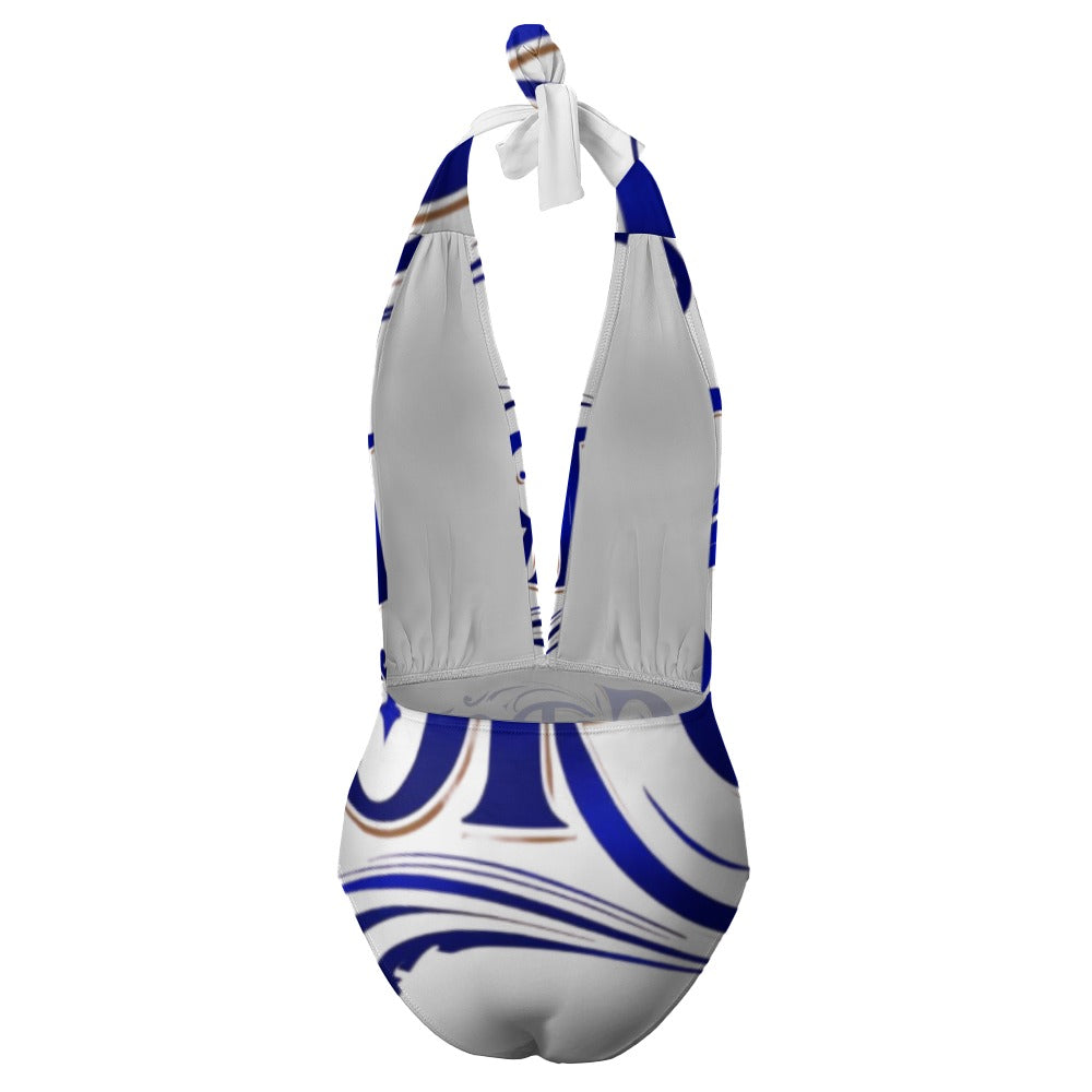 Ladies Halter One Piece Bikini Swimsuit