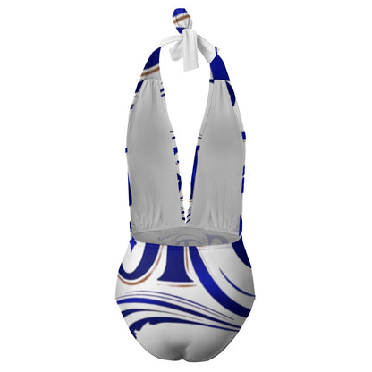 Ladies Halter One Piece Bikini Swimsuit