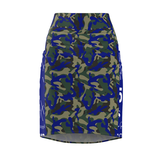Women's Pencil Skirt, Zeta Army Camo, Desert Storm Event, , Camouflage Skirt