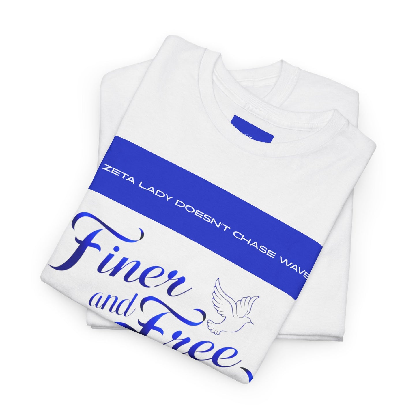 Finer and Free Zeta Lady Unisex Heavy Cotton Tee - 1920 Commemorative T-Shirt