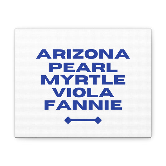 Five Pearls Memorabilia Canvas Gallery Wraps-VMA Specialties Boutique