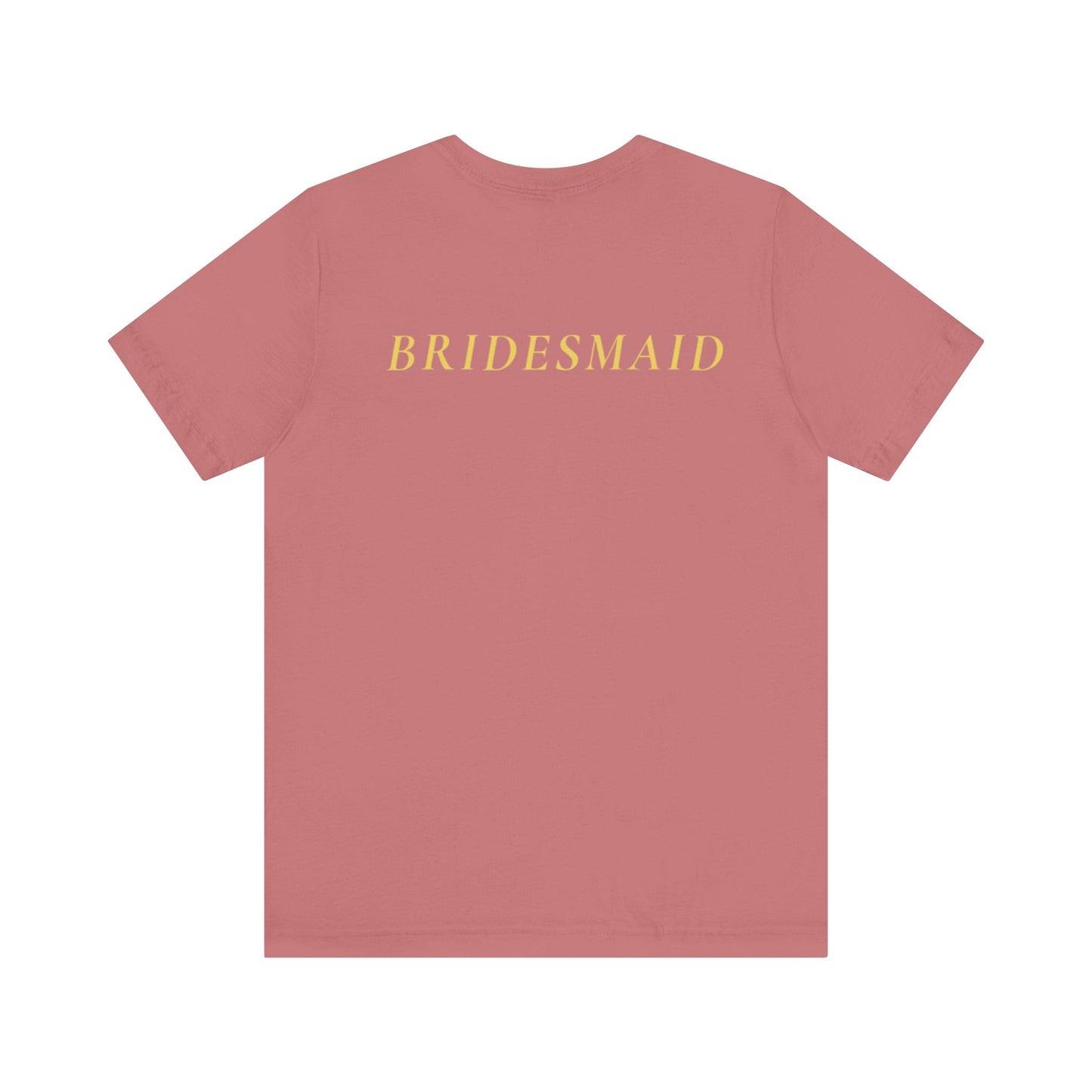 Bridal Party Unisex Jersey Short Sleeve Tee