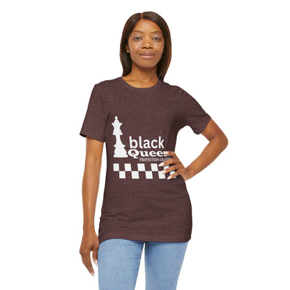 Black Queen Chess Tee - Unisex Jersey Short Sleeve