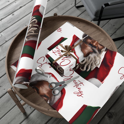 Gift Wrap-African American Inspires Seasons Greetings