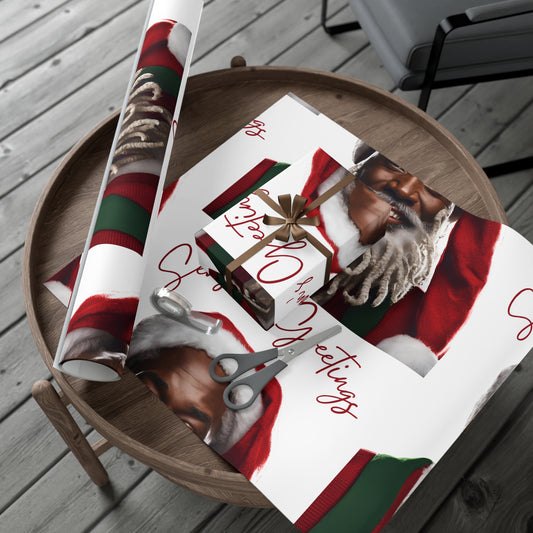 Gift Wrap-African American Inspires Seasons Greetings