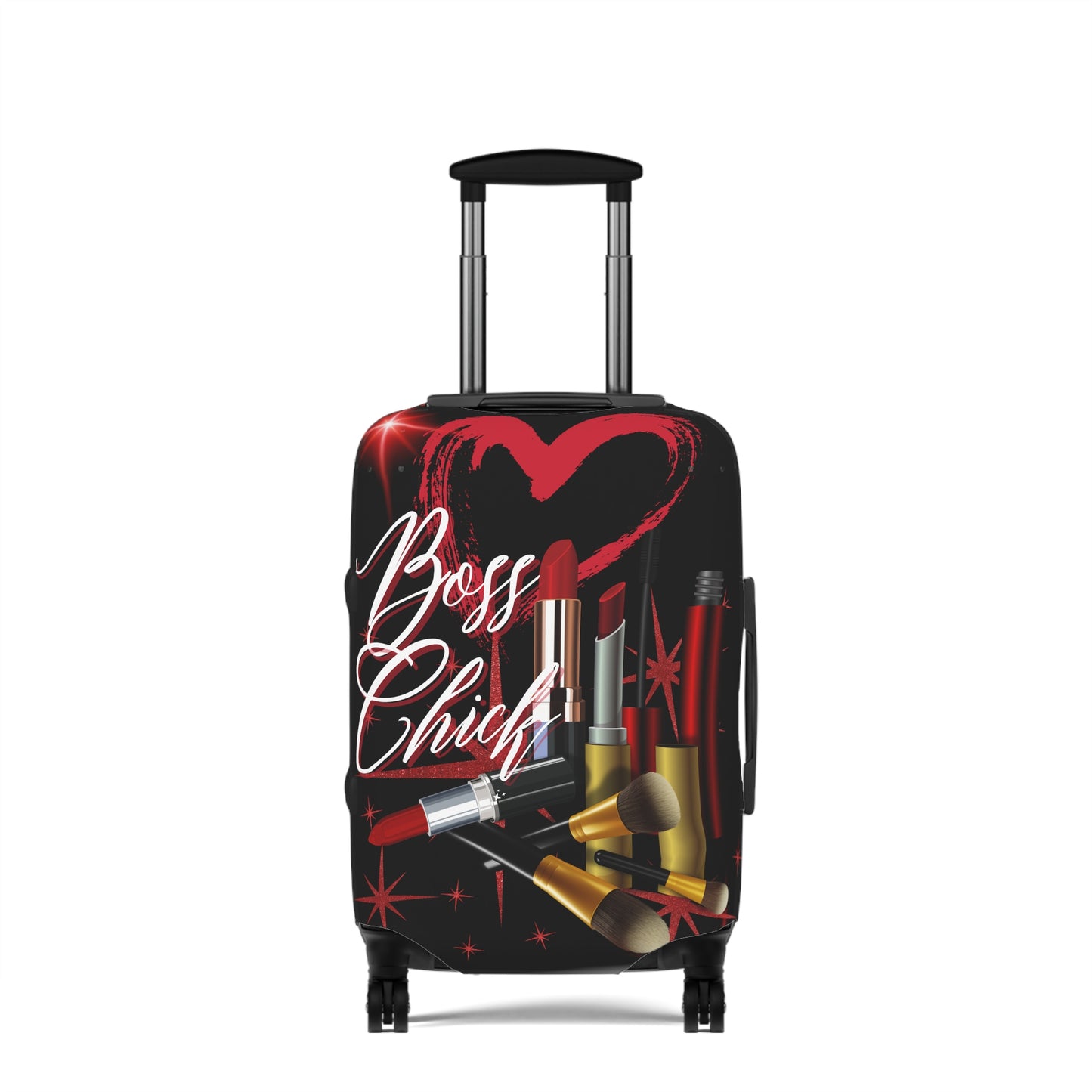 Boss Chick ( Red & Black) Luggage Cover