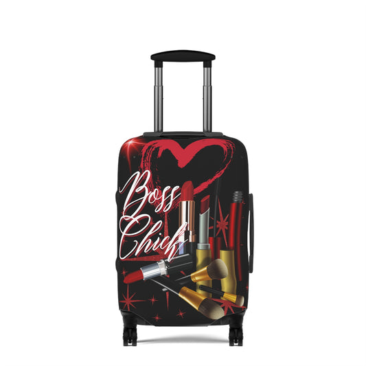 Boss Chick ( Red & Black) Luggage Cover