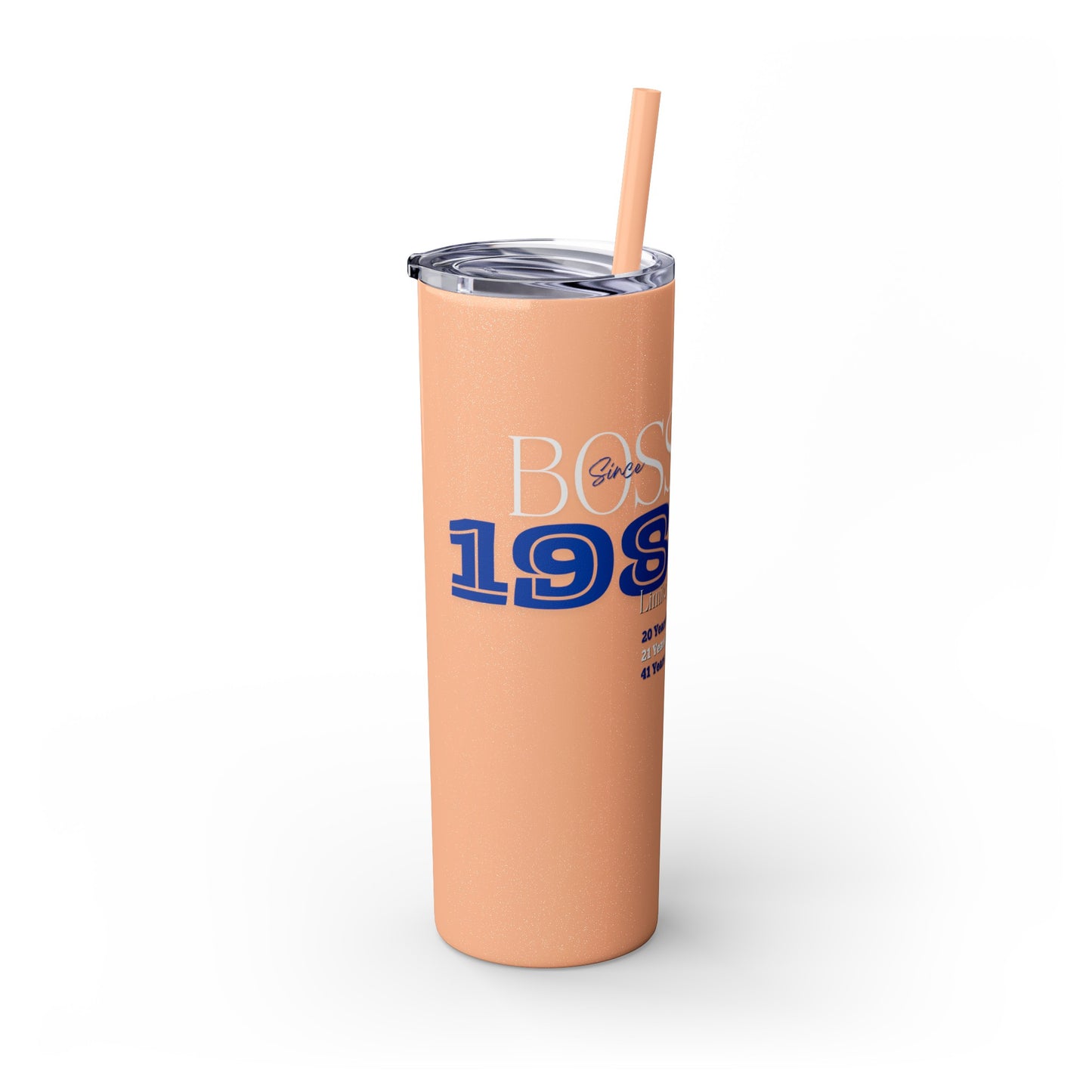 1983 Born Skinny Tumbler with Straw, 20oz