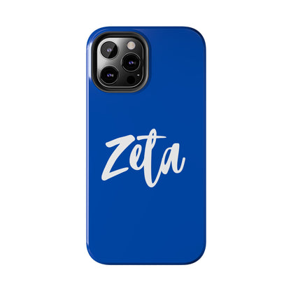 Phone Case - Zeta 1920 Sorority White & Royal Blue