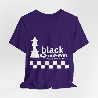 Black Queen Chess Tee - Unisex Jersey Short Sleeve