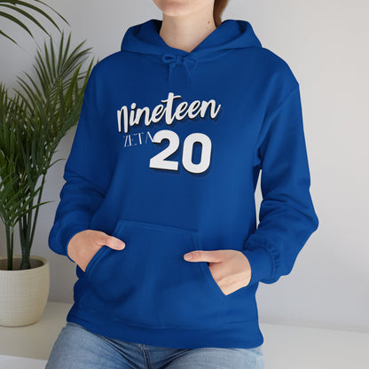 Zeta Founding Year Royal Blue Hoodie - 122025