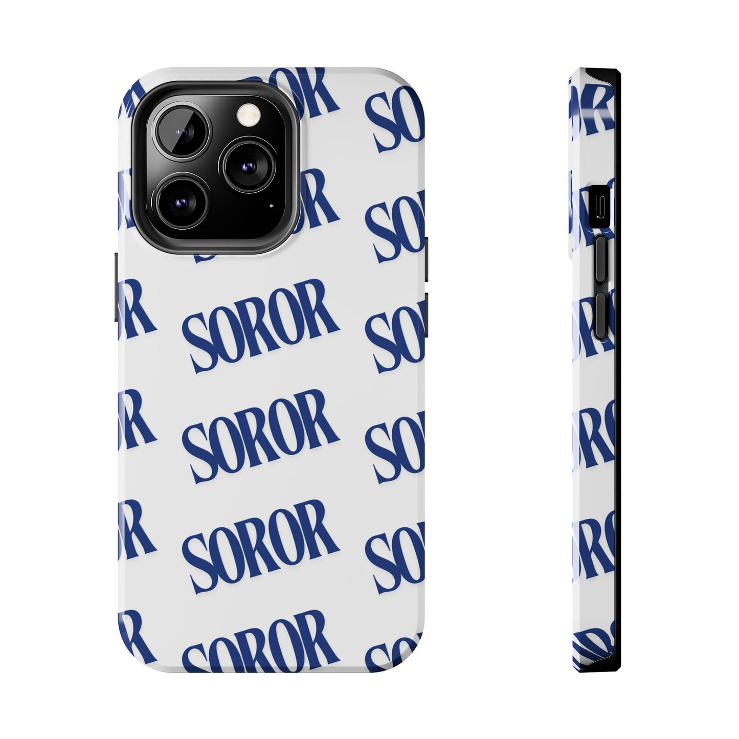 Phone Case - Soror White & Royal Blue