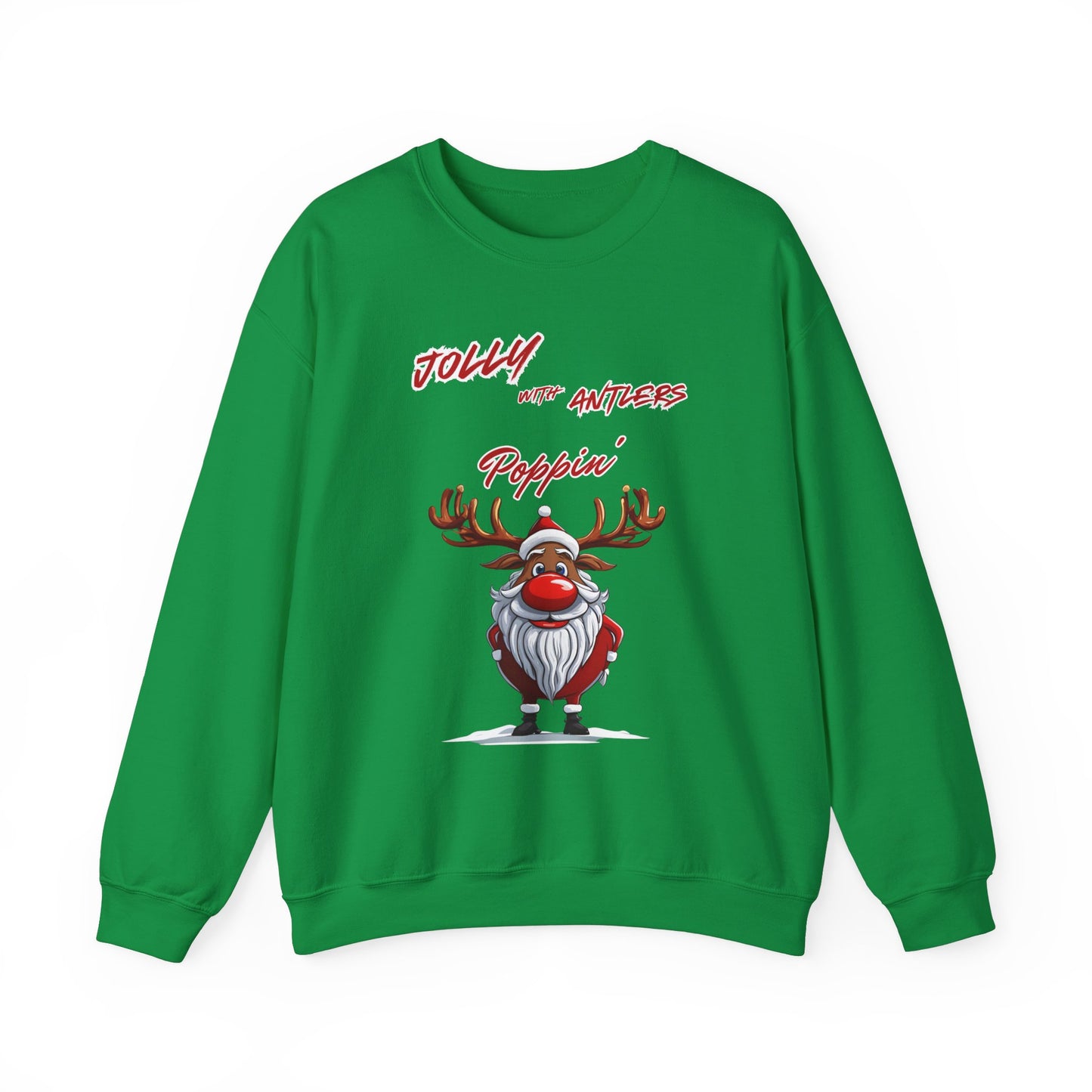 Christmas Antlers Crewneck Sweatshirt