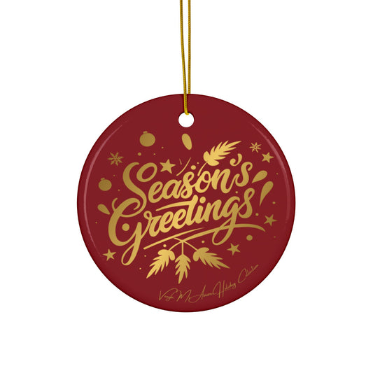 Ceramic Ornaments, 2-Side Print, (1pc, 3pcs, 5pcs, 10pcs)
