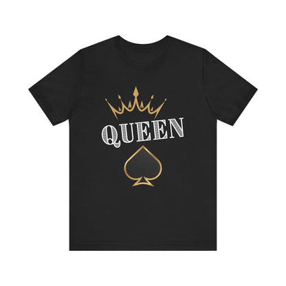Queen Spades Tee - Unisex Jersey Short Sleeve