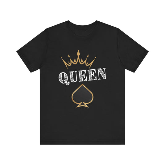 Queen Spades Tee - Unisex Jersey Short Sleeve