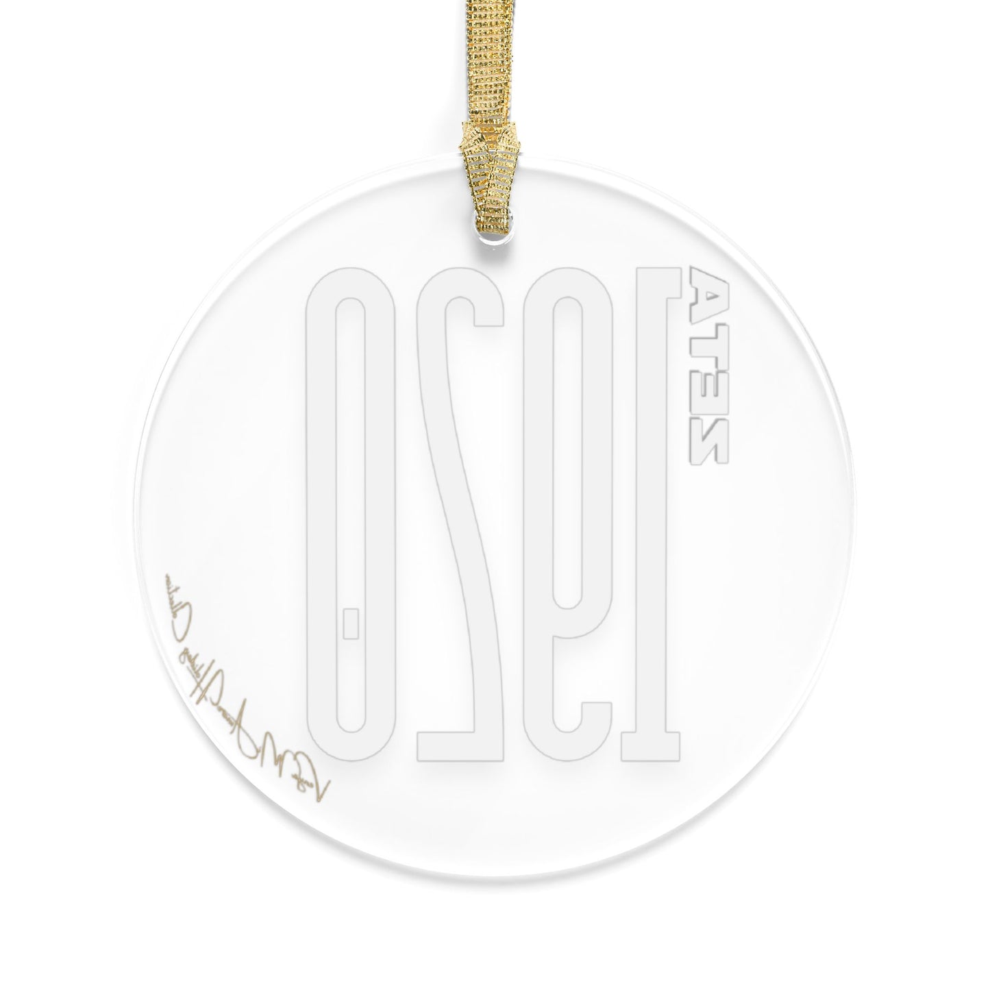Zeta Inspired Acrylic Christmas Ornaments