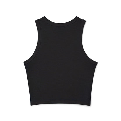 Racer Tank Top, Empowering FINER Graphic Shirt, Women's Activewear, Fitness Tank, Workout Clothing, Stylish Sleeveless Top