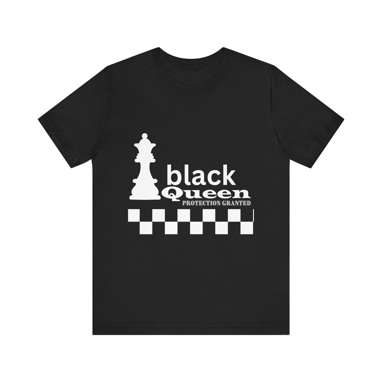 Black Queen Chess Tee - Unisex Jersey Short Sleeve