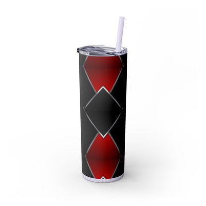 DANGER Skinny Tumbler with Straw, 20oz