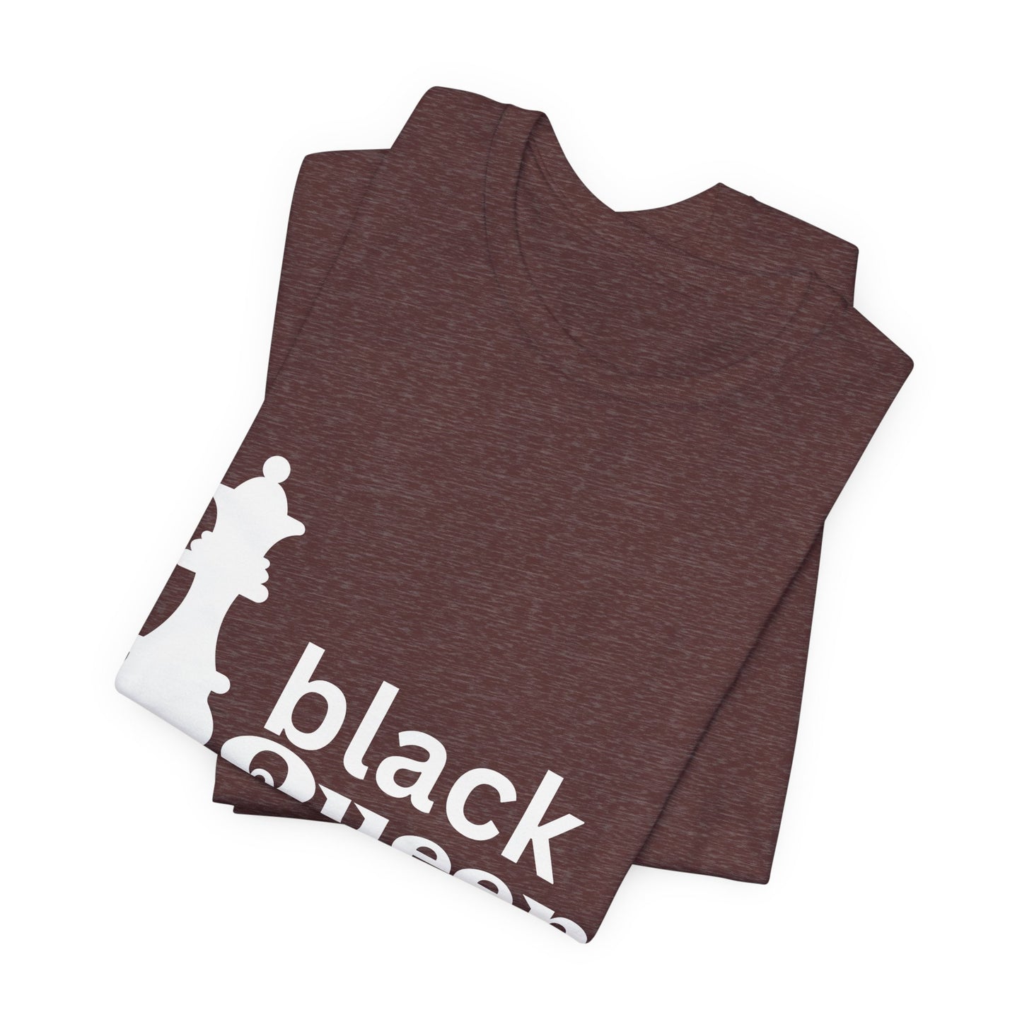 Black Queen Chess Tee - Unisex Jersey Short Sleeve