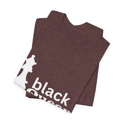 Black Queen Chess Tee - Unisex Jersey Short Sleeve