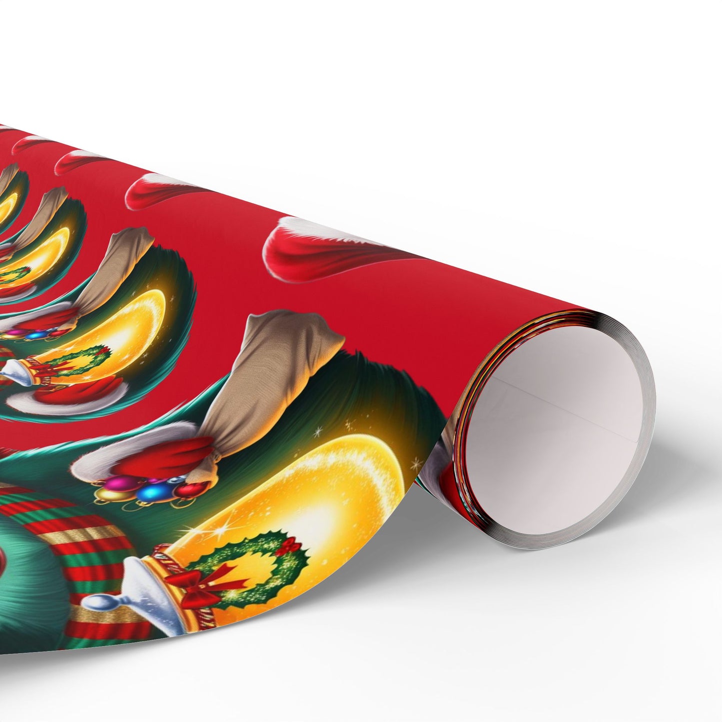 Wrapping Papers, Festive Wizzle Claus Holiday Gift Wrap, Christmas Wrapping Sheets, Winter Magical Gift Wrap, Holiday Cheer
