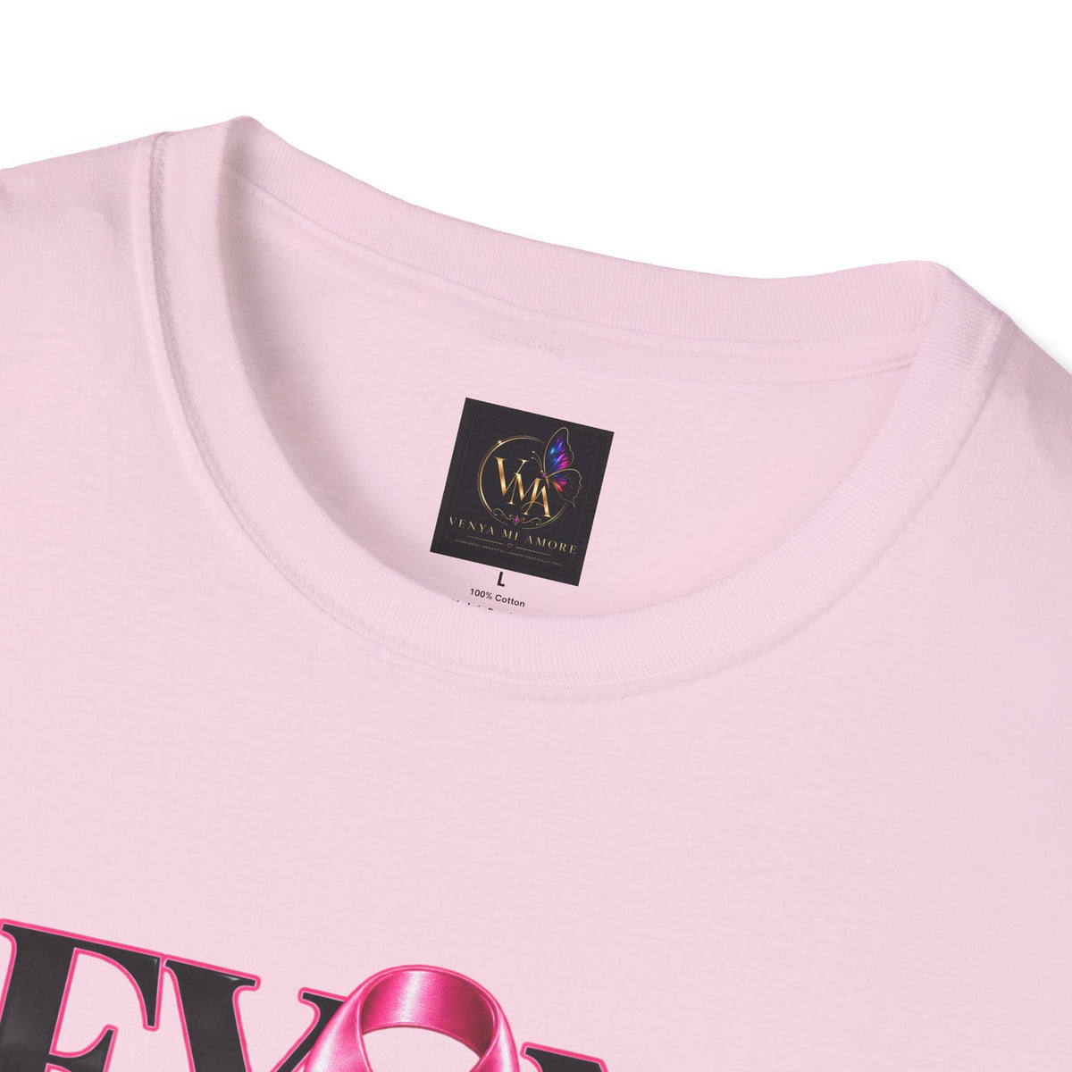Breast Cancer Awareness T-Shirt — "Beyond the Ribbon" Her Story, Her Strength Design