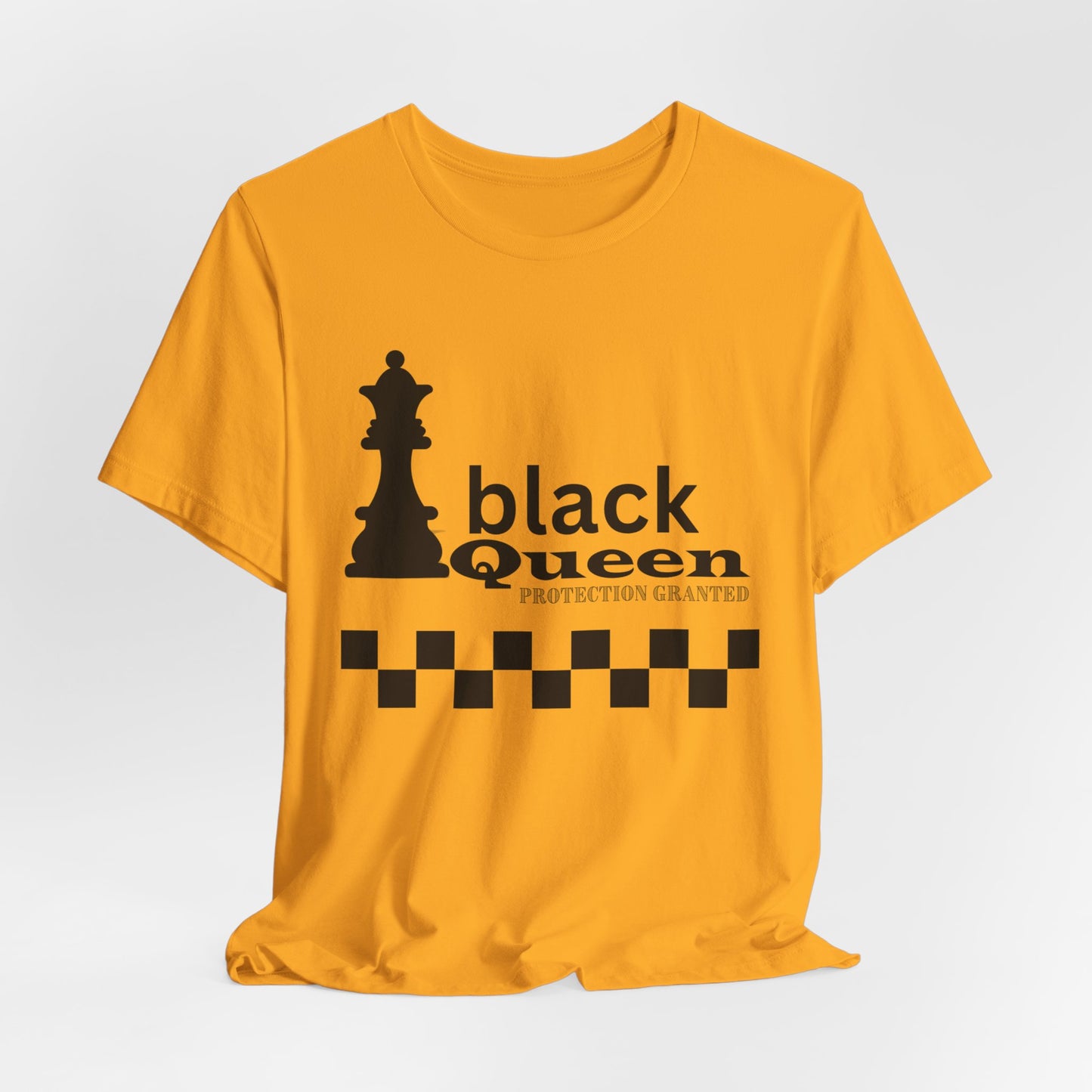 Black Queen Chess Tee - Unisex Jersey Short Sleeve