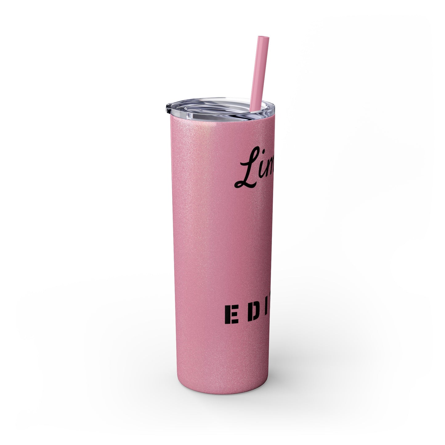 Limited Edition Customizable Skinny Tumbler with Straw, 20oz