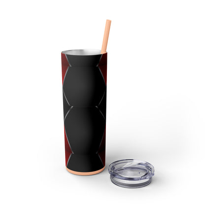 DANGER Skinny Tumbler with Straw, 20oz