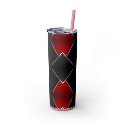 DANGER Skinny Tumbler with Straw, 20oz