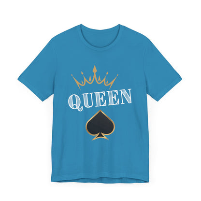 Queen Spades Tee - Unisex Jersey Short Sleeve