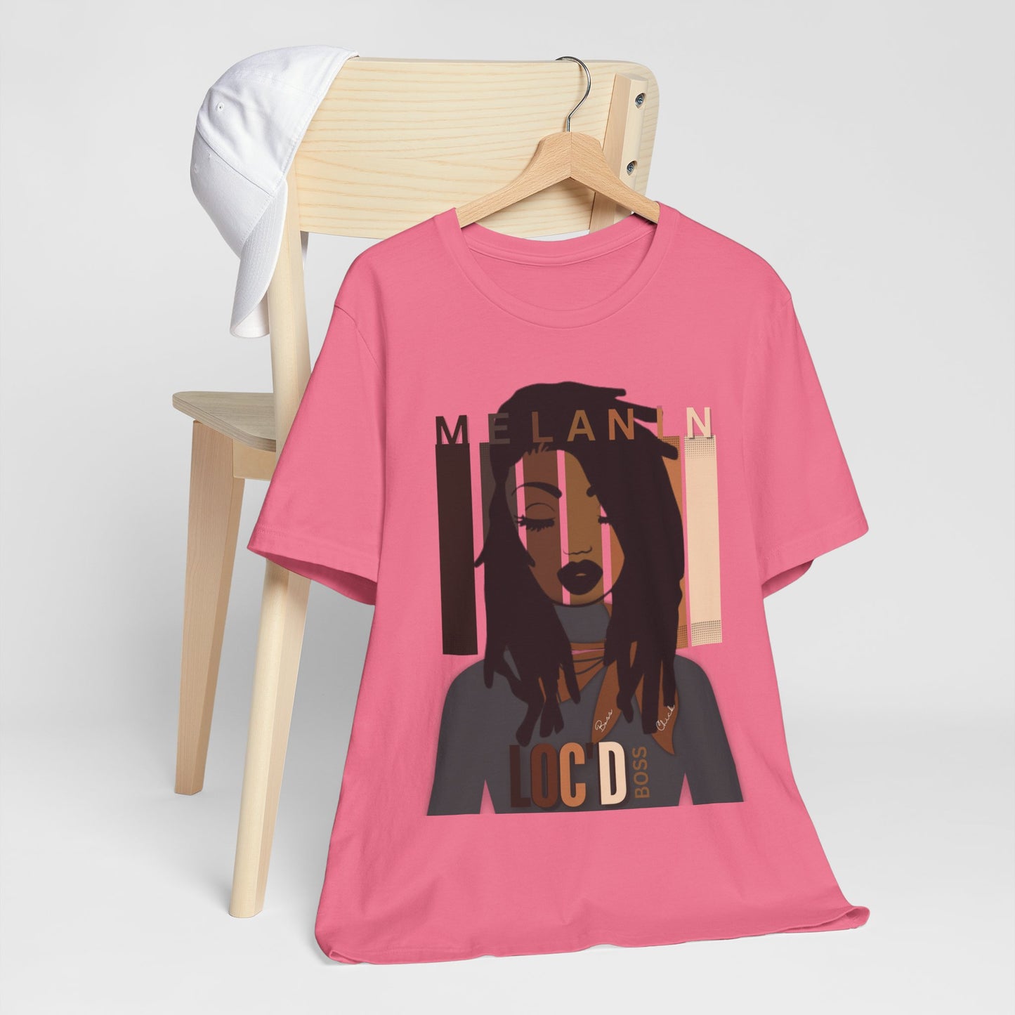 Melanin Loc'd Jersey Short Sleeve Tee