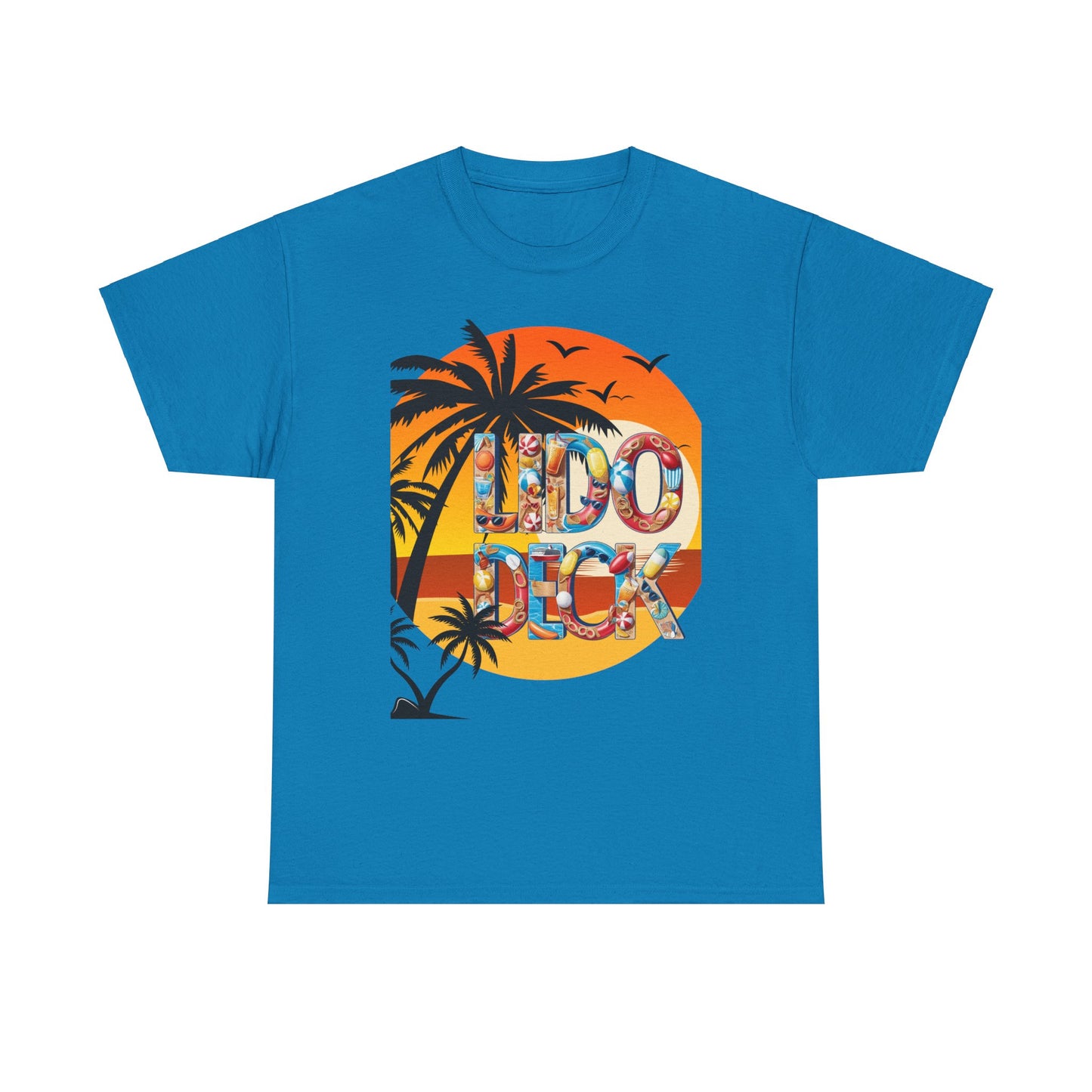 Lido Deck Unisex Tee - Cruise Ship Beach Poolside Vacation Shirt