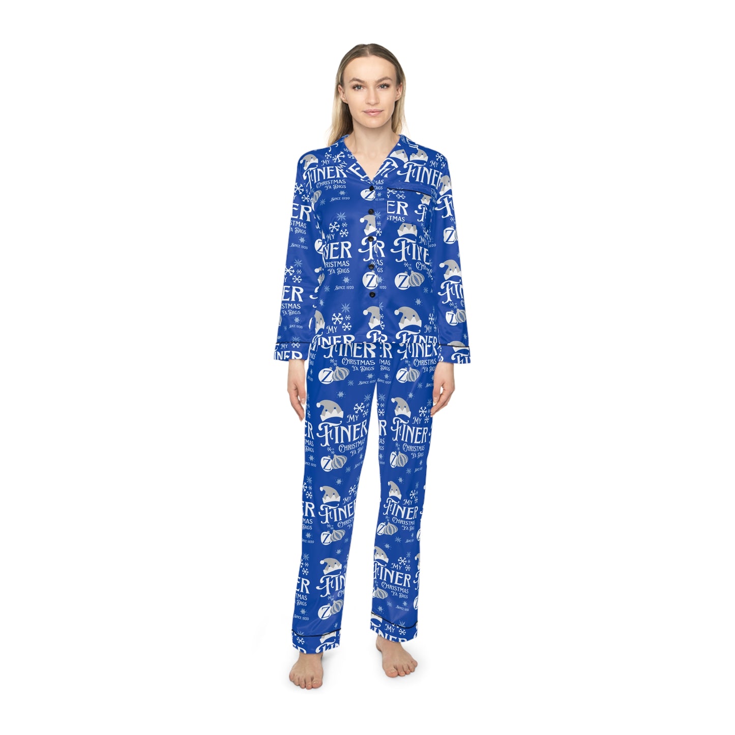 Satin Pajamas - Finer Zeta Inspired Christmas Pajamas