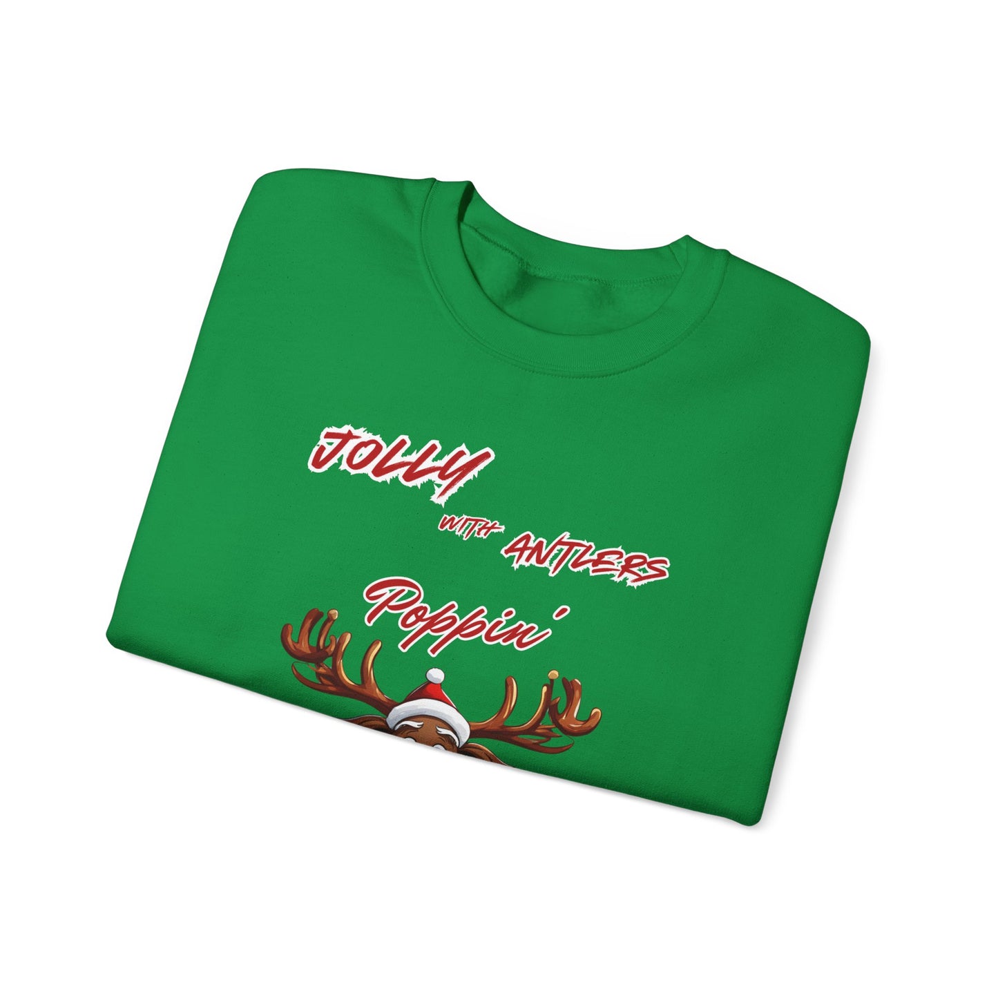 Christmas Antlers Crewneck Sweatshirt