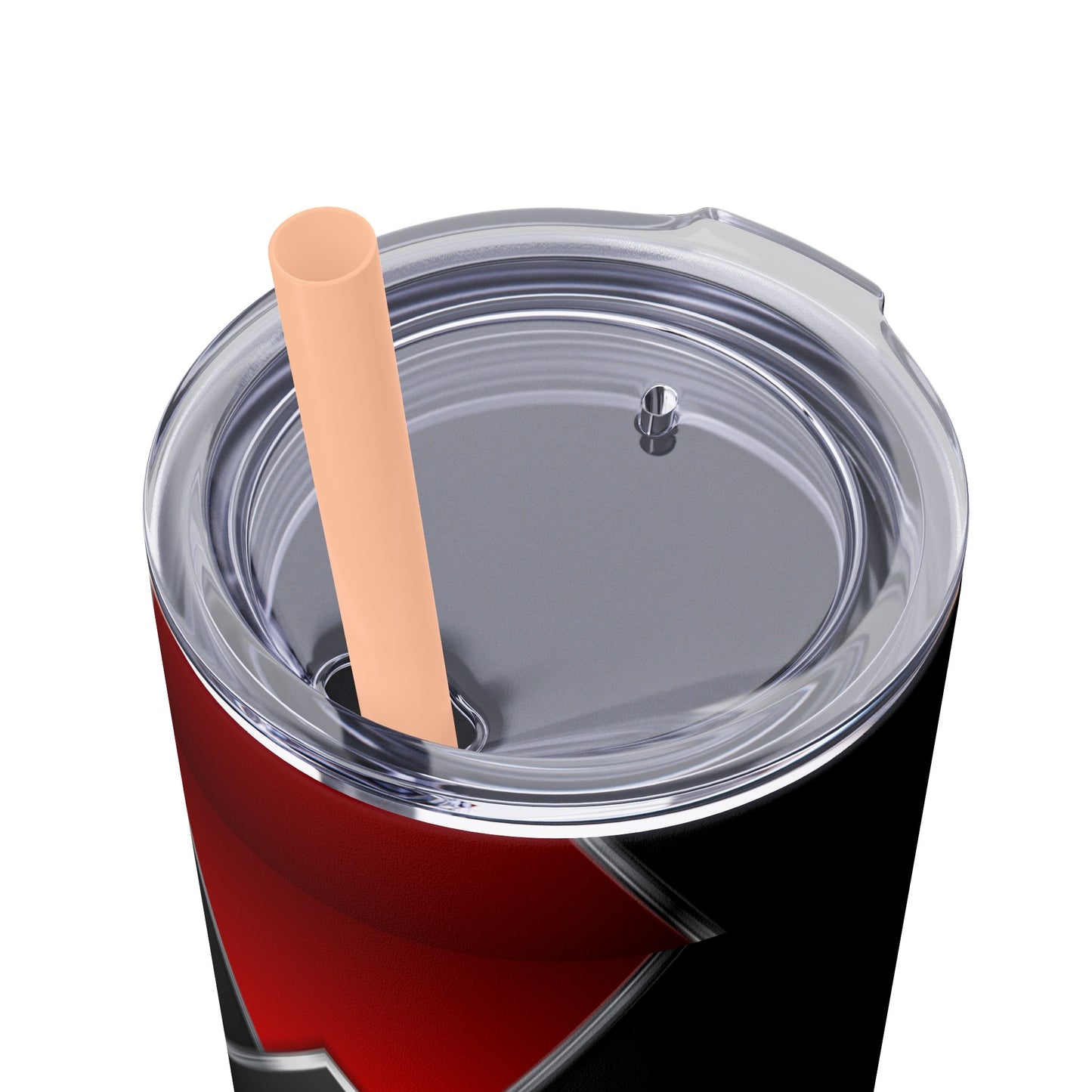 DANGER Skinny Tumbler with Straw, 20oz