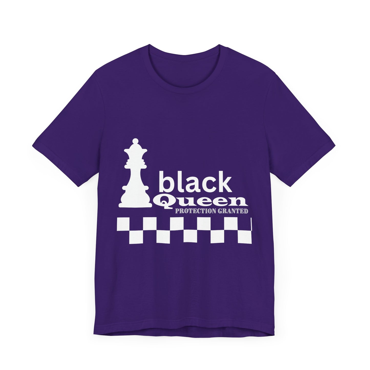 Black Queen Chess Tee - Unisex Jersey Short Sleeve