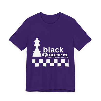 Black Queen Chess Tee - Unisex Jersey Short Sleeve
