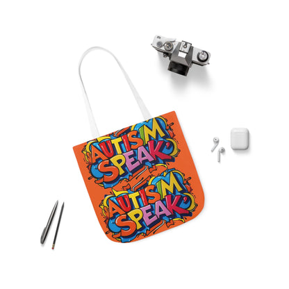 Autism Awareness Canvas Tote Bag,
